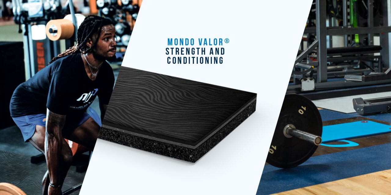 Valor Flooring From Mondo: Ideal for weight rooms, fitness centers and locker rooms